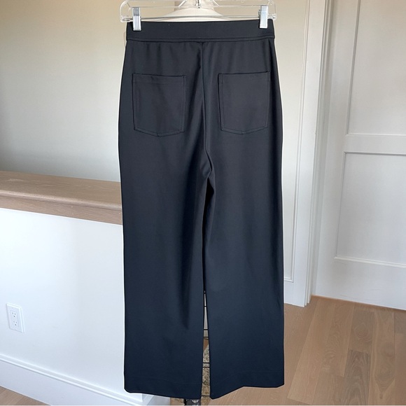 NWT Halara High Waisted Button Multiple Pockets Straight Leg Pant Black S Petite - Picture 8 of 11